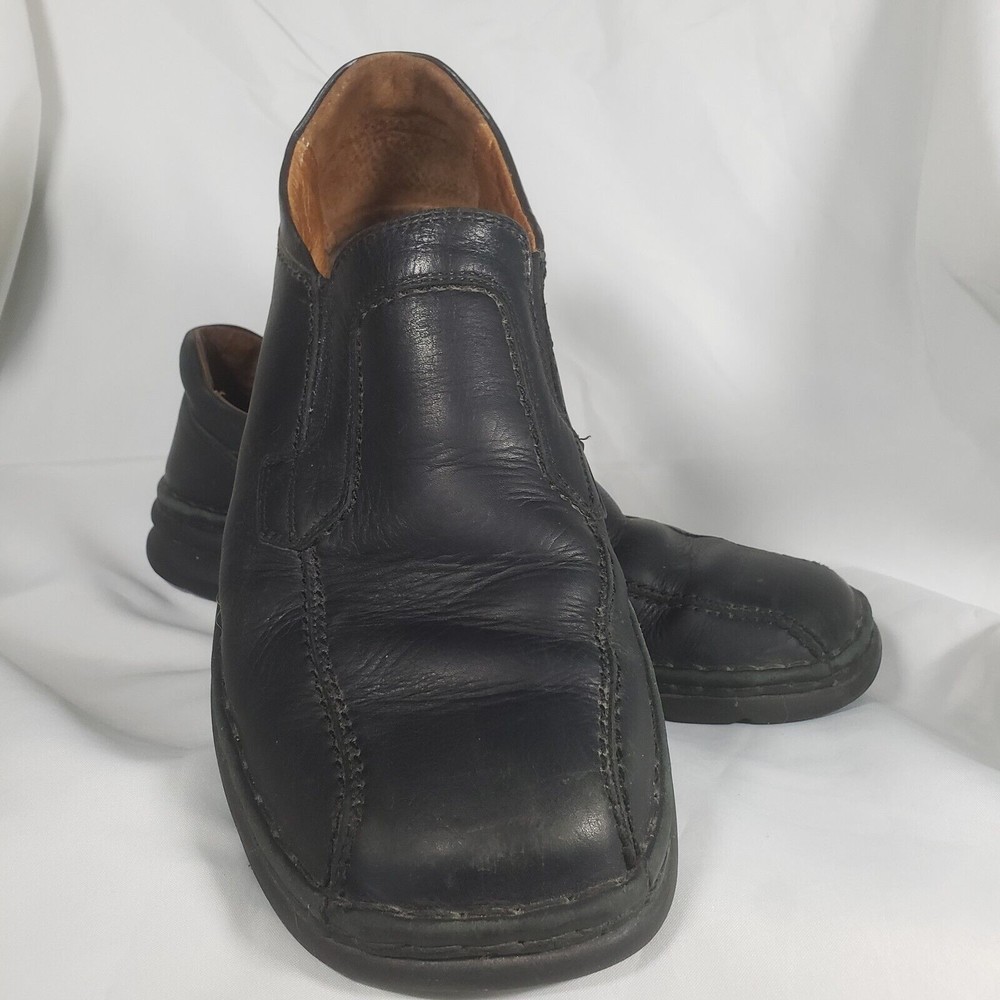 joseph seibel mens shoes size 10.5 US size 44 Eu black leather dress loafers